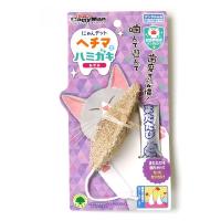 にゃんデントヘチマでハミガキ ねずみ1個 ドギーマン デンタル玩具