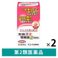 太田漢方胃腸薬II 〈錠剤〉 120錠 2箱セット 太田胃散  ストレスなどによる胃痛・胃もたれ 神経性胃炎 慢性胃炎【第2類医薬品】