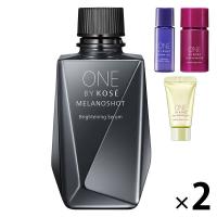 ロハコ限定 ONE BY KOSE（ワンバイコーセー）メラノショット ホワイト W（ラージサイズ付けかえ用） 65mL×2本 コーセー おまけ付き