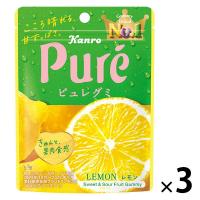 カンロ ピュレグミレモン　3袋　グミ　お菓子