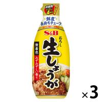 エスビー食品 S＆B お徳用おろし生しょうが 無着色 160g＜約4本分＞ 3個 大容量