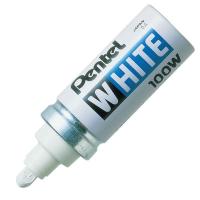 ぺんてる 油性ペン ホワイト 太字 白 X100-WD 1セット（5本：1本×5）
