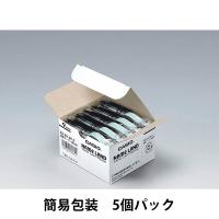 カシオ CASIO ネームランド テープ 透明タイプ 幅9mm 透明ラベル 黒文字 5個 8m巻 XR-9X-5P-E