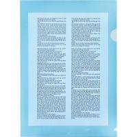 プラス カラークリアホルダー A4 ブルー 青 1箱(600枚) ファイル 89851