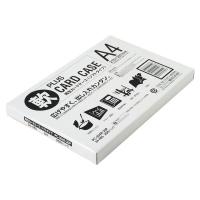 プラス　再生カードケース　ソフトタイプ　A4　215×305mm　薄型　業務用パック　1箱（20枚入）　34485