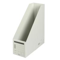 プラス ボックスファイル A4タテ 背幅100mm グレー 10冊 78079