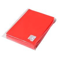 プラス カラークリアホルダー A4 濃色ピンク 1袋(100枚) ファイル 89814