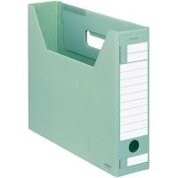 コクヨ ファイルボックス-FS Dタイプ A4ヨコ 背幅75mm 緑 1セット（10冊） A4-SFD-G