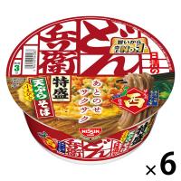 日清のどん兵衛 特盛天ぷらそば（西日本版）日清食品  1セット（1個×6）　カップ麺 カップそば