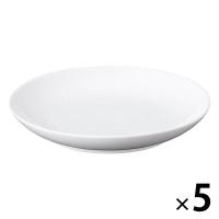 無印良品 白磁皿 中 約直径19×高さ3cm 1箱（5枚入） 良品計画