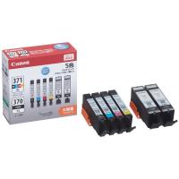 Canon BCI371XL+370XL 純正大容量インク6本セット新品★★☆ キヤノン（Canon） 純正インク BCIー371XL+370XL/6MPV BCIー370/371