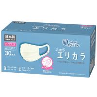 大王製紙 エリエール マスク エリカラ ホワイトナチュラル ふつうサイズ 1箱（30枚入）日本製 カラーマスク　