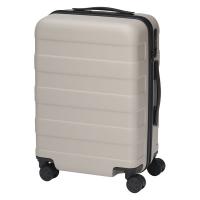 無印良品 バーを自由に調節できる ハードキャリーケース （36Ｌ） グレージュ タテ54×ヨコ37×マチ24cm 良品計画