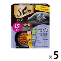 シーバ デュオ 15歳以上 香りのまぐろ味セレクション 200g 5個 キャットフード 猫 ドライ