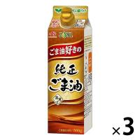 （紙パック） JOYL ごま油好きの 純正ごま油 500g 味の素 J-オイルミルズ 1セット（3本）