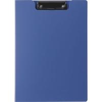 PP製クリップファイル A4タテ 二つ折り A4タテ ネイビーブルー セリオ