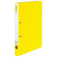 コクヨ リングファイル スリムスタイル（ワンタッチ開閉リング） A4タテ 丸型2穴 背幅27mm 180枚とじ 黄 フ-URF420NY 1冊