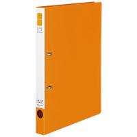 コクヨ リングファイル スリムスタイル（ワンタッチ開閉リング） A4タテ 丸型2穴 背幅27mm 180枚とじ オレンジ フ-URF420NYR 1冊