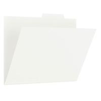 プラス PP個別フォルダー+ A4 ホワイト 白 1袋（5冊入） 86810