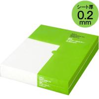 アスクル クリアホルダー A4 1袋（100枚） 再生 ファイル  オリジナル