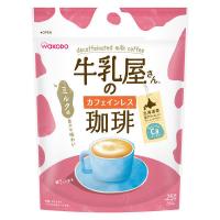 LOHACO - 【インスタント】WAKODO 牛乳屋さんのカフェインレス珈琲 1袋