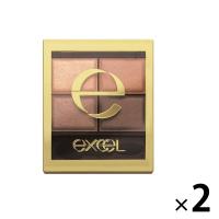 サナ excel（エクセル） スキニーリッチシャドウ SR03（ロイヤルブラウン） 常盤薬品工業 ×2個