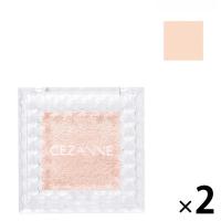 CEZANNE（セザンヌ） シングルカラー アイシャドウ 01パールベージュ セザンヌ化粧品 ×2個