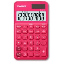カシオ計算機 カラフル手帳電卓 ビビットピンク SL-300C-RD-N