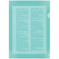 プラス カラークリアホルダー A4 グリーン 緑 1セット(30枚) ファイル 89342