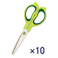 プラス はさみ フィットカット グリーン 緑 10本 SC-165SP 34182