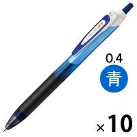 ゲルインクボールペン サラサドライ 0.4mm 青 10本 JJS31-BL ゼブラ