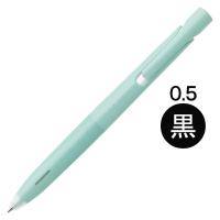 油性ボールペン bLen（ブレン） 0.5mm ミントグリーン軸 黒インク BAS88-MG ゼブラ1箱（10本入：1×10本）