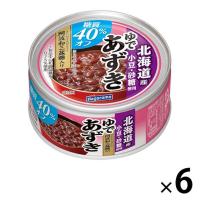 北海道産ゆであずき 糖質40％オフ 165g 1セット（6缶） はごろもフーズ 缶詰