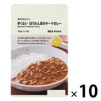 無印良品 素材を生かした 辛くない ほうれん草のキーマカレー 180g（1人前） 1セット（1袋×10） 良品計画（イチオシ）