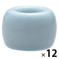 無印良品 磁器歯ブラシスタンド 1本用 ブルー 直径4×高さ3cm 12個 良品計画