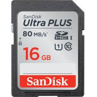 サンディスク ウルトラ　プラス　ＳＤＨＣ　ＵＨＳーＩ　カード　１６ＧＢ SDSDUSC-016G-JNJIN 1枚