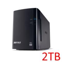 バッファロー ミラーリング機能搭載外付けHDD HD-WL2TU3/R1J 2TB ブラック 2TB  1台