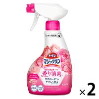 【アウトレット】トイレマジックリン 消臭・洗浄スプレー ツヤツヤコート エレガントローズ 本体 380ml 1セット(2本) 花王