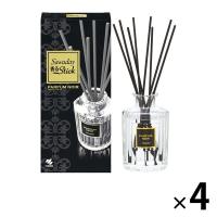 サワデー香るスティック パルファムノアール 芳香剤 玄関・部屋用 本体 70ml 4個 小林製薬 アロマディフューザー