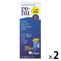 レニュー(Ｒ) フレッシュ 355mL×2箱 ボシュロム・ジャパン コンタクト用洗浄・消毒・保存液
