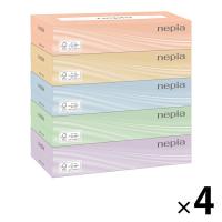 ティッシュペーパー 200組（5箱入）ネピア ティッシュ 1セット（4パック）王子ネピア