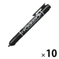 LOHACO - ゼブラ マッキーノック細字 黒 油性ペン P-YYSS6-BK 1箱（10