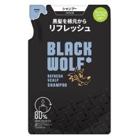 BLACK WOLF（ブラックウルフ）リフレッシュ スカルプシャンプー 詰め替え 330ml メンズ 大正製薬