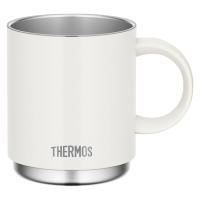 サーモス（THERMOS） 真空断熱マグカップ 350ml ホワイト 食洗機対応 JDS-350 WH 1個