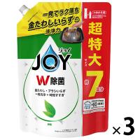 ジョイ JOY W除菌 食器用洗剤 緑茶 詰め替え 超特大 930mL 1セット（3個） P＆G