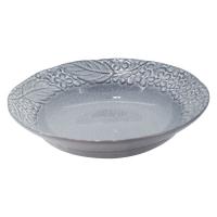 美濃焼 磁器 ハイド ボウル大 直径24×高さ6cm グレー 1個 TOJIKITONYA