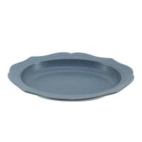 【アウトレット】美濃焼 磁器 Carbell オーバルプレートL グレー 27×19.5cm 1枚 TOJIKITONYA