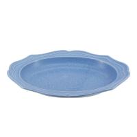 【アウトレット】美濃焼 磁器 Carbell オーバルプレートL ブルー 27×19.5cm 1枚 TOJIKITONYA