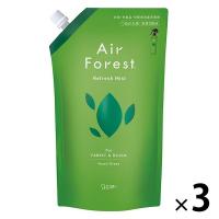 Air Forest Refresh Mist エアフォレストミスト 布用 消臭芳香剤 フォレストグリーンの香 詰め替え 540mL 1セット（3個）