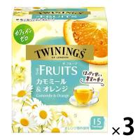 片岡物産 トワイニング THE FRUITS（ザ・フルーツ）カモミール＆オレンジ 1セット（45バッグ）【カフェインゼロ】